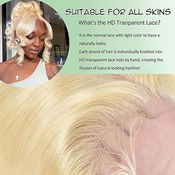 613 360 Body Wave Lace Front Wig Human Hair Wigs