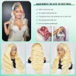 613 360 Body Wave Lace Front Wig Human Hair Wigs