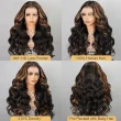 360 Lace Front Wigs Human Hair FBP30 Highlight Body Wave Wig 