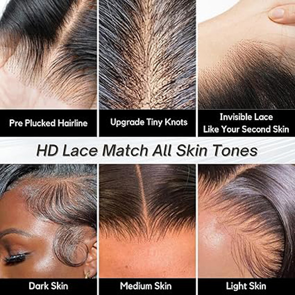 Straight Real Full Lace Human Hair Wigs