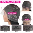 Straight Real Full Lace Human Hair Wigs
