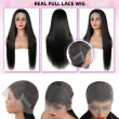 Straight Real Full Lace Human Hair Wigs