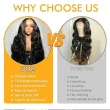 13x4 HD Transparent Body Wave Lace Front Wigs Human Hair Glueless Wigs