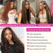 1B/30 Deep Wave 13x4 HD Lace Front Wigs Human Hair Curly Wigs