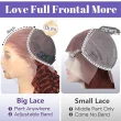 13x6 Reddish Brown Lace Front Wigs Human Hair Deep Wave Wig 