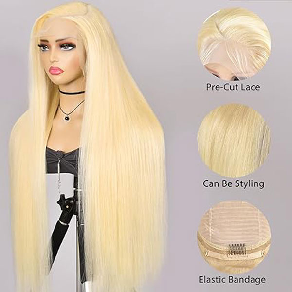 613 13x6 Lace Front Wig Human Hair Straight Lace Wig 