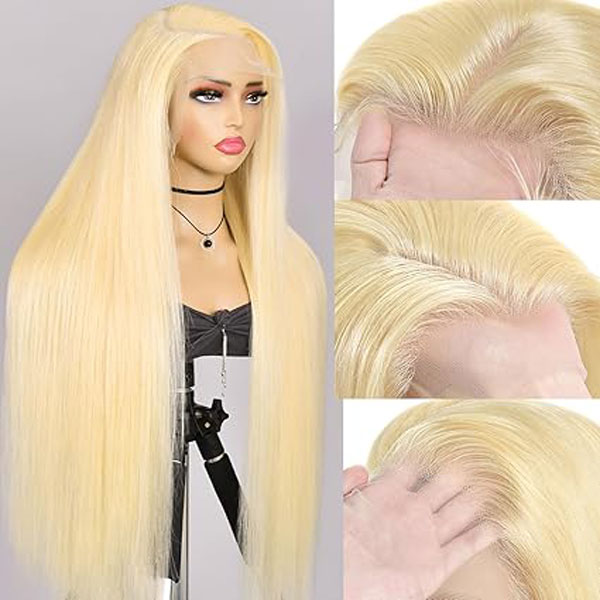 613 13x6 Lace Front Wig Human Hair Straight Lace Wig 