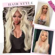 613 13x6 Lace Front Wig Human Hair Body Wave Blonde Wig 