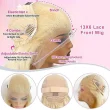 613 13x6 Lace Front Wig Human Hair Body Wave Blonde Wig 