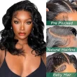Bob Wig Human Hair 13x4 Frontal Lace Wig Body Wave 