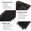 Double Drawn Kinky Curly Bundle Hair