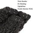 Double Drawn Kinky Curly Bundle Hair