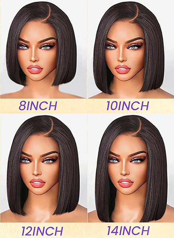 Bob Wig Human Hair 13x6 Lace Front Wigs Straight Wigs 