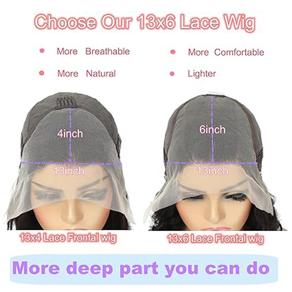 Body Wave Bob Wig Human Hair 13x6 Lace Front Wigs 