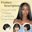 9x6 Bob Wig Human Hair Glueless Wigs Straight Hair 