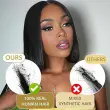 9x6 Bob Wig Human Hair Glueless Wigs Straight Hair 