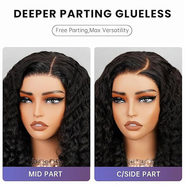 13x4 Wear and Go Glueless Wigs Human Hair Straight Lace Front Wigs