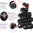 Body Wave Human Hair Bundles Natural Black Hair Extension