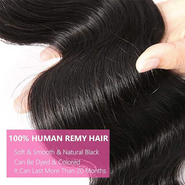 Body Wave Human Hair Bundles Natural Black Hair Extension