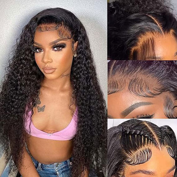 5x5 HD Human Hair Deep Wave Lace Closure