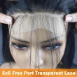 5x5 HD Human Hair Deep Wave Lace Closure