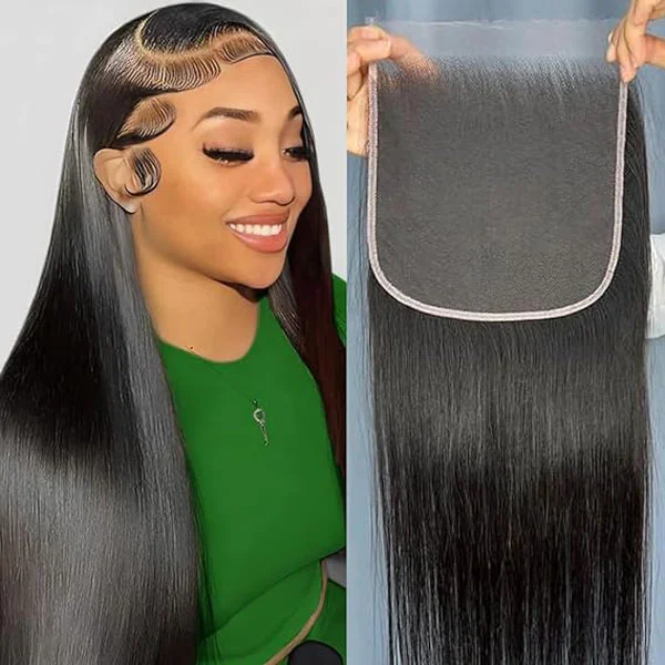 6x6 HD Lace Closure Straight Human Hair Closure