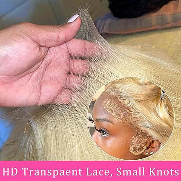 Blonde 613 Body Wave 13X4 Lace Front Wig Human Hair Wigs
