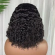 HD Water Curly 5x5  Lace Closure Bob Wig