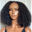 HD Water Curly 5x5  Lace Closure Bob Wig