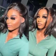 Real HD 5x5 Body Wave Bob Lace Glueless Closure Wig