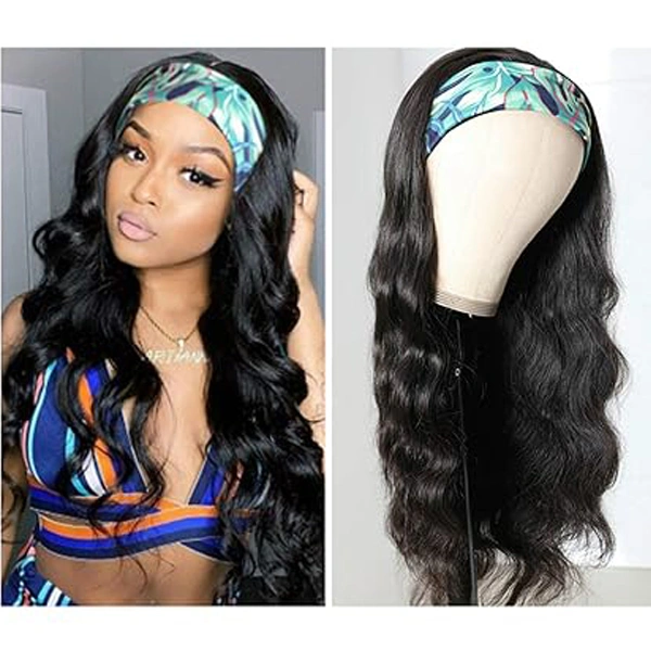 Body Wave Headband Wig Human Hair Wigs 