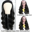 Body Wave Headband Wig Human Hair Wigs 