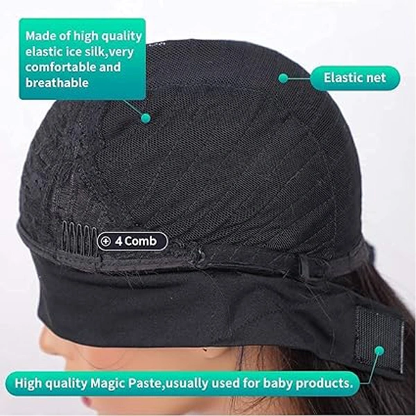 Headband Wig Human Hair Straight Wigs 