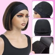 1B/30 Headband Wigs Human Hair Straight Bob Wigs 