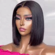 HD 5x5 Straight BOB Lace Glueless Closure Lace Wig Middle Part