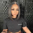 13x6 Straight HD Lace Frontal BOB Wigs Human Hair Wigs