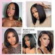 13x6 Straight HD Lace Frontal BOB Wigs Human Hair Wigs
