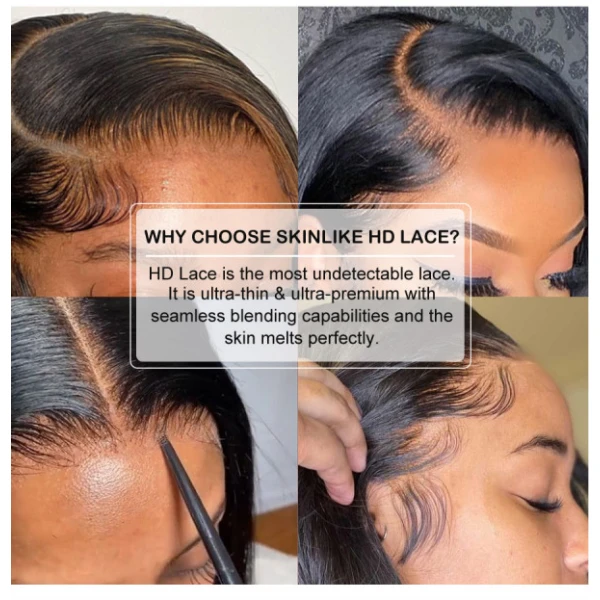 13x6 Straight HD Lace Frontal BOB Wigs Human Hair Wigs