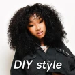 13x6 Kinky Curly HD Lace Frontal BOB Wigs Human Hair Wigs